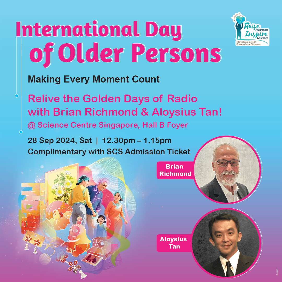 International Day for Older Persons on VintageRadioSG (Social Media Post) R1